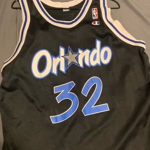 Orlando Magic black Shaquille O’Neal Jersey #34